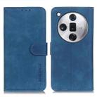 For OPPO Find X7 KHAZNEH Retro Texture Flip Leather Phone Case(Blue) - 1
