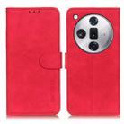 For OPPO Find X7 Pro / Find X7 Ultra KHAZNEH Retro Texture Flip Leather Phone Case(Red) - 1