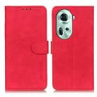 For OPPO Reno11 5G Global KHAZNEH Retro Texture Flip Leather Phone Case(Red) - 1