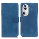 For OPPO Reno11 Pro 5G Global KHAZNEH Retro Texture Flip Leather Phone Case(Blue) - 1