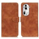 For OPPO Reno11 Pro 5G Global KHAZNEH Retro Texture Flip Leather Phone Case(Brown) - 1