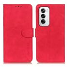 For OPPO Reno12 5G Global KHAZNEH Retro Texture Flip Leather Phone Case(Red) - 1