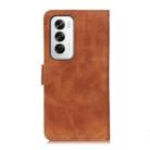 For OPPO Reno12 5G Global KHAZNEH Retro Texture Flip Leather Phone Case(Brown) - 3