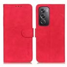 For OPPO Reno12 Pro 5G Global KHAZNEH Retro Texture Flip Leather Phone Case(Red) - 1