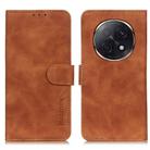 For OPPO A5 Pro 5G Global KHAZNEH Retro Texture Flip Leather Phone Case(Brown) - 1