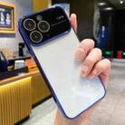 For iPhone 11 Pro Max Electroplating TPU Phone Case(Navy Blue) - 1