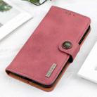 For Motorola Moto G64 5G KHAZNEH Cowhide Texture Flip Leather Phone Case(Pink) - 2