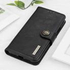 For Motorola Moto G64 5G KHAZNEH Cowhide Texture Flip Leather Phone Case(Black) - 2