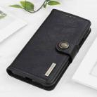 For Motorola Edge 50 KHAZNEH Cowhide Texture Flip Leather Phone Case(Black) - 2