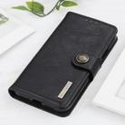 For Motorola Moto G55 5G KHAZNEH Cowhide Texture Flip Leather Phone Case(Black) - 2