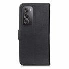 For OPPO Reno12 Pro 5G Global KHAZNEH Cowhide Texture Flip Leather Phone Case(Black) - 3