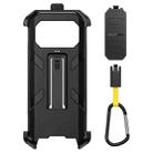 For Ulefone Armor 27 Ulefone Back Clip Phone Case with Carabiner(Black) - 1
