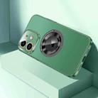 For iPhone 12 CD Texture MagSafe Magnetic Phone Case(Dark Green) - 1