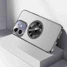 For iPhone 12 CD Texture MagSafe Magnetic Phone Case(Space Grey) - 1