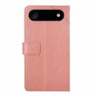 For iPhone 17 Air HT01 Y-shaped Pattern Flip Leather Phone Case(Pink) - 3