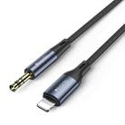 Yesido YAU35 8 Pin to 3.5mm AUX Audio Adapter Cable(Black) - 1