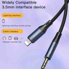 Yesido YAU35 8 Pin to 3.5mm AUX Audio Adapter Cable(Black) - 6