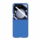 For Samsung Galaxy Z Flip5 Integrated PC Skin Feel Shockproof Phone Case(Blue) - 1