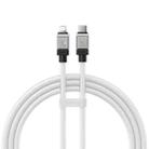 Baseus Cool Play Series 20W USB-C / Type-C to 8 Pin Fast Charging Data Cable, Length:1m(White) - 1