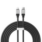 Baseus Cool Play Series 20W USB-C / Type-C to 8 Pin Fast Charging Data Cable, Length:2m(Black) - 1