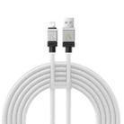 Baseus Cool Play Series 2.4A USB to 8 Pin Fast Charging Data Cable, Length:2m(White) - 1