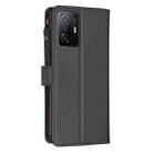 For Xiaomi Mi 11T / 11T Pro 9 Card Slots Zipper Wallet Leather Flip Phone Case(Black) - 3