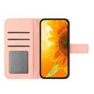 For Realme C75 5G Skin Feel Sun Flower Embossed Flip Leather Phone Case with Lanyard(Pink) - 3
