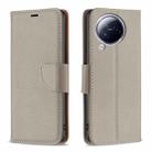 For Xiaomi Civi 3 5G Litchi Texture Pure Color Leather Phone Case(Grey) - 1