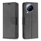 For Xiaomi Civi 3 5G Litchi Texture Pure Color Leather Phone Case(Black) - 1