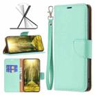 For Xiaomi Redmi 12 4G Litchi Texture Pure Color Leather Phone Case(Green) - 1