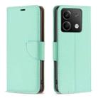 For Xiaomi Redmi Note 13 Litchi Texture Pure Color Leather Phone Case(Green) - 1