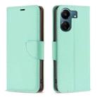 For Xiaomi Redmi 13C Litchi Texture Pure Color Leather Phone Case(Green) - 1