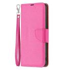 For Xiaomi Redmi 13C Litchi Texture Pure Color Leather Phone Case(Rose Red) - 2