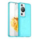 For Huawei P60 / P60 Pro Candy Series TPU Phone Case(Transparent Blue) - 1