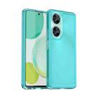 For Huawei Maimang 20 Candy Series TPU Phone Case(Transparent Blue) - 1