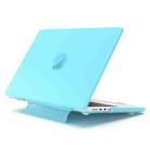 For MacBook Air 13.6 A2681 / A3113 Frosted Translucent Laptop Protective Case(Blue) - 1