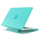 For MacBook Air 13.6 A2681 / A3113 Frosted Translucent Laptop Protective Case(Mint Green) - 1