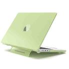 For MacBook Air 13.6 A2681 / A3113 Frosted Translucent Laptop Protective Case(Morandi Green) - 1