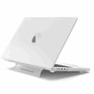 For MacBook Air 13.6 A2681 / A3113 Frosted Translucent Laptop Protective Case(Light Grey) - 1