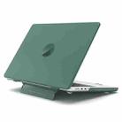 For Macbook Pro 13 A2289/A2251/A2338 Frosted Translucent Laptop Protective Case(Dark Green) - 1