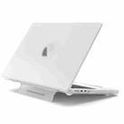 For Macbook Air 13 A1932/A2179/A2337 Frosted Translucent Laptop Protective Case(Light Grey) - 1