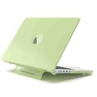 For Macbook Air 13.3 inch A1466 / A1369 Frosted Translucent Laptop Protective Case(Morandi Green) - 1