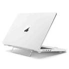 For Macbook Air 15.3 inch A2941 / A3114 Frosted Translucent Laptop Protective Case(White) - 1