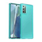 For Samsung Galaxy Note20 Candy Series TPU Phone Case(Transparent Blue) - 1