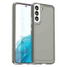 For Samsung Galaxy S22 5G Candy Series TPU Phone Case(Transparent Grey) - 1