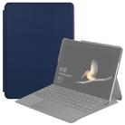 For Microsoft Surface Go 2 / Surface Go Voltage Elastic Texture Horizontal Flip Leather Case with Holder(Dark Blue) - 1