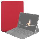 For Microsoft Surface Go 2 / Surface Go Voltage Elastic Texture Horizontal Flip Leather Case with Holder(Red) - 1