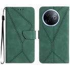 For vivo Y39 5G Global Stitching Embossed Leather Phone Case(Green) - 1