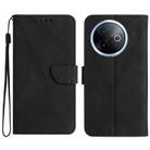 For vivo Y39 5G Global Stitching Embossed Leather Phone Case(Black) - 1