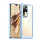 For OPPO Reno10 Pro+ Colorful Series Acrylic Hybrid TPU Phone Case(Blue) - 1